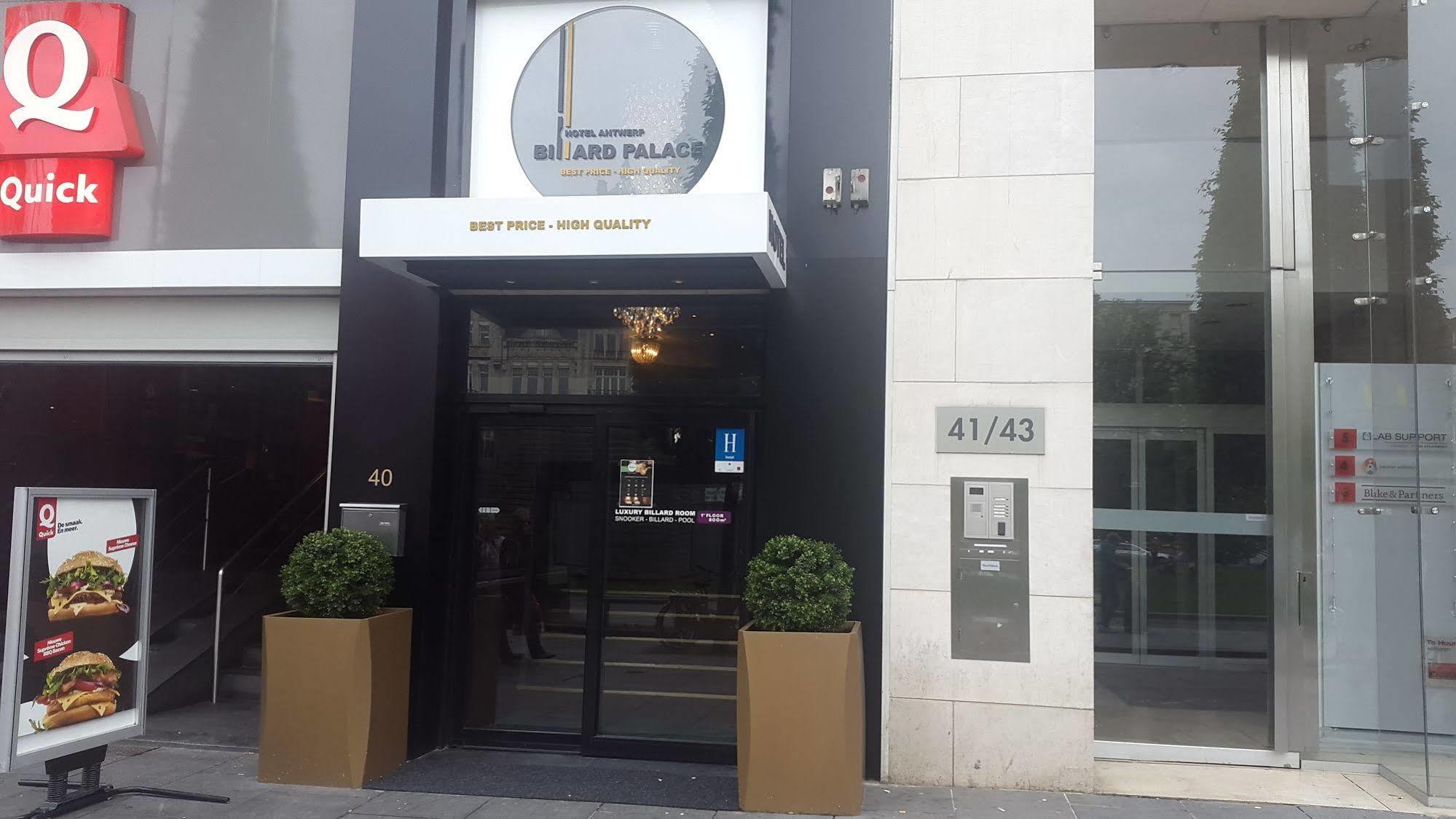 Hotel Antwerp Billard Palace Antuérpia Exterior foto